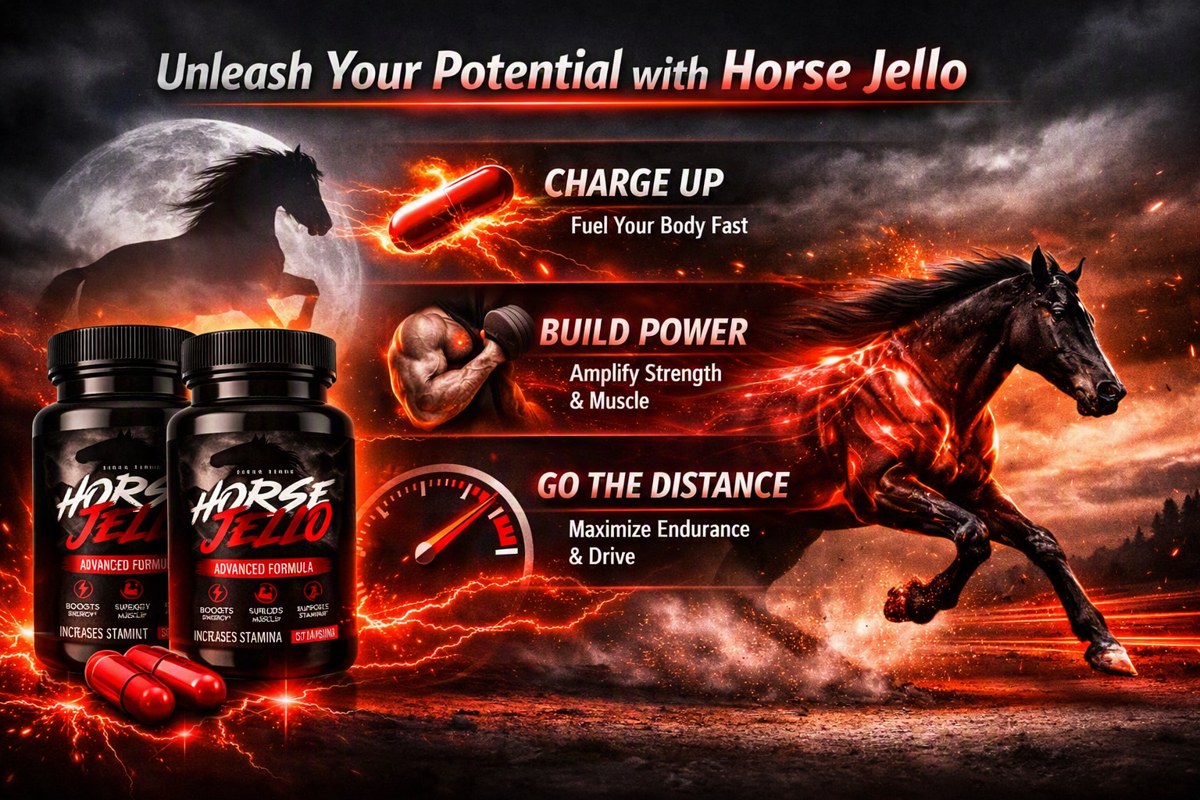 How Horse Jello works: supports energy, supports active muscle, supports stamina